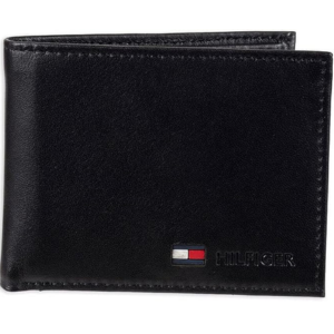 Tommy Hilfiger Men's Slim Bifold Leather Wallet