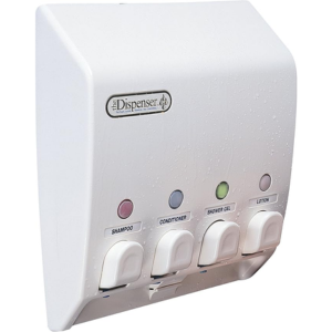 4-Chamber Wall Mount Soap & Shower Dispenser