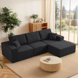 L-Shaped Sectional Sofa Couch w/Chaise