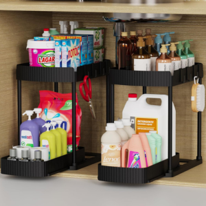 2-Pack Under Sink Pull-Out Storage Organizers