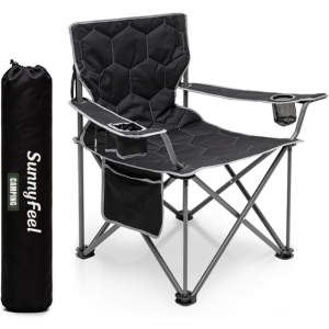 Oversized Padded Folding Camping Chair