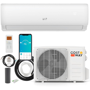Costway 11500 BTU WiFi Mini Split AC w/Heater Pump