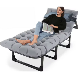 Foldable Camping Cot w/Mattress