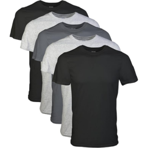 Gildan 5-Pack Men's Crew T-Shirts