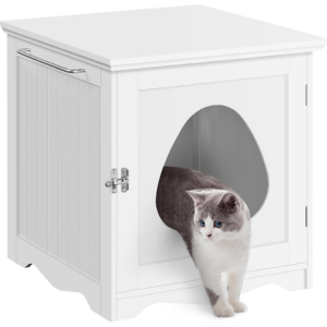 Wood Cat Litter Box Enclosure