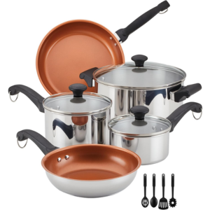 Farberware 12-Piece Stainless Steel  Pots & Pans Set