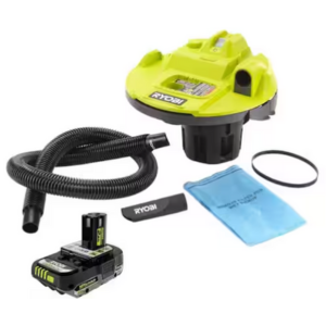 Ryobi ONE+ 18V Cordless 5-Gal Bucket Top Wet/Dry Vacuum w/Battery