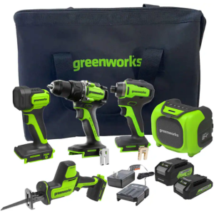 Greenworks 24V 5-Tool Combo Kit