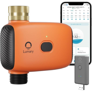 Smart WiFi Water Sprinkler Timer w/Alexa & Remote