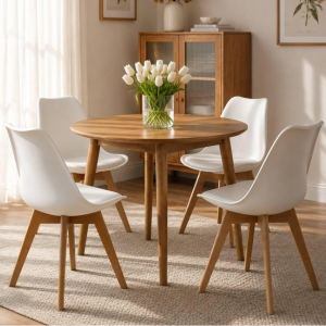 CangLong Set of 4 Mid Century Dining Chairs