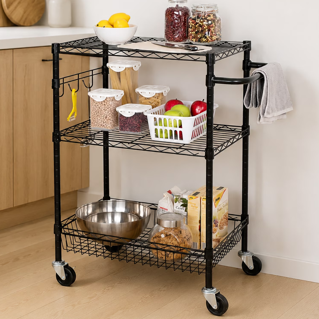 Hyper Tough 3-Tier Rolling Cart