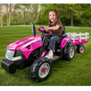 Peg Perego 12V Tractor & Trailer Ride-On