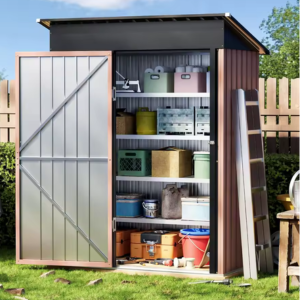 Lockable Metal Storage Shed
