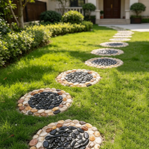 6-Pack Natural River Rock Stepping Stones