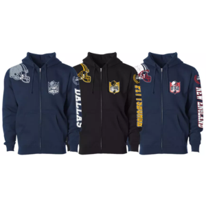 Football Home Team Zip-up Hoodie