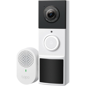 Tapo 2K Wireless Smart Video Doorbell w/Chime
