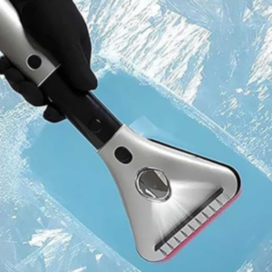 Zone Tech Extendable Heated Ice Scraper w/LED Light