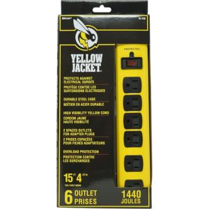 Southwire Yellow Jacket 15' Metal Surge Protector Strip