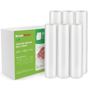 Bonsenkitchen 6-Roll Vacuum Sealer Bags