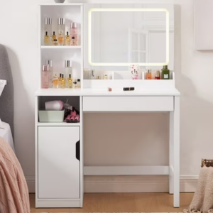 Mainstays LED Vanity Table w/Storage