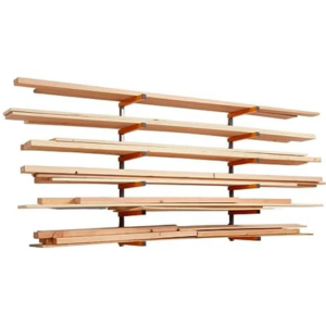 6-Tier Wall Lumber Storage Rack