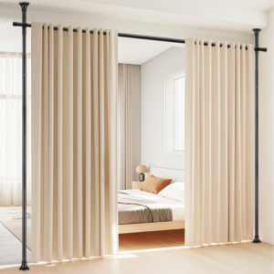 Room Divider No Drilling Curtain Rod