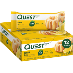 Quest 12-Count Nutrition Lemon Cake Protein Bars