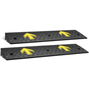 2-Piece Rubber Arrow Curb Ramp