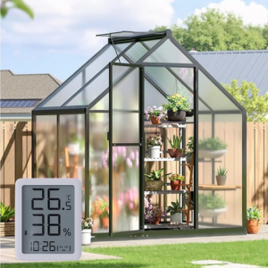 Polycarbonate 6' Walk-In Adjustable Vent Greenhouse