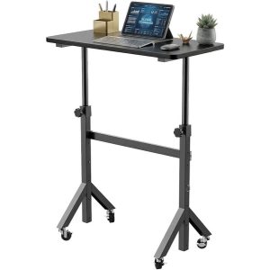 Adjustable Height 32'' Mobile Standing Desk