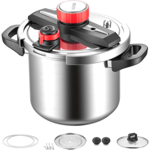 Stainless Steel 8Qt Pressure Cooker
