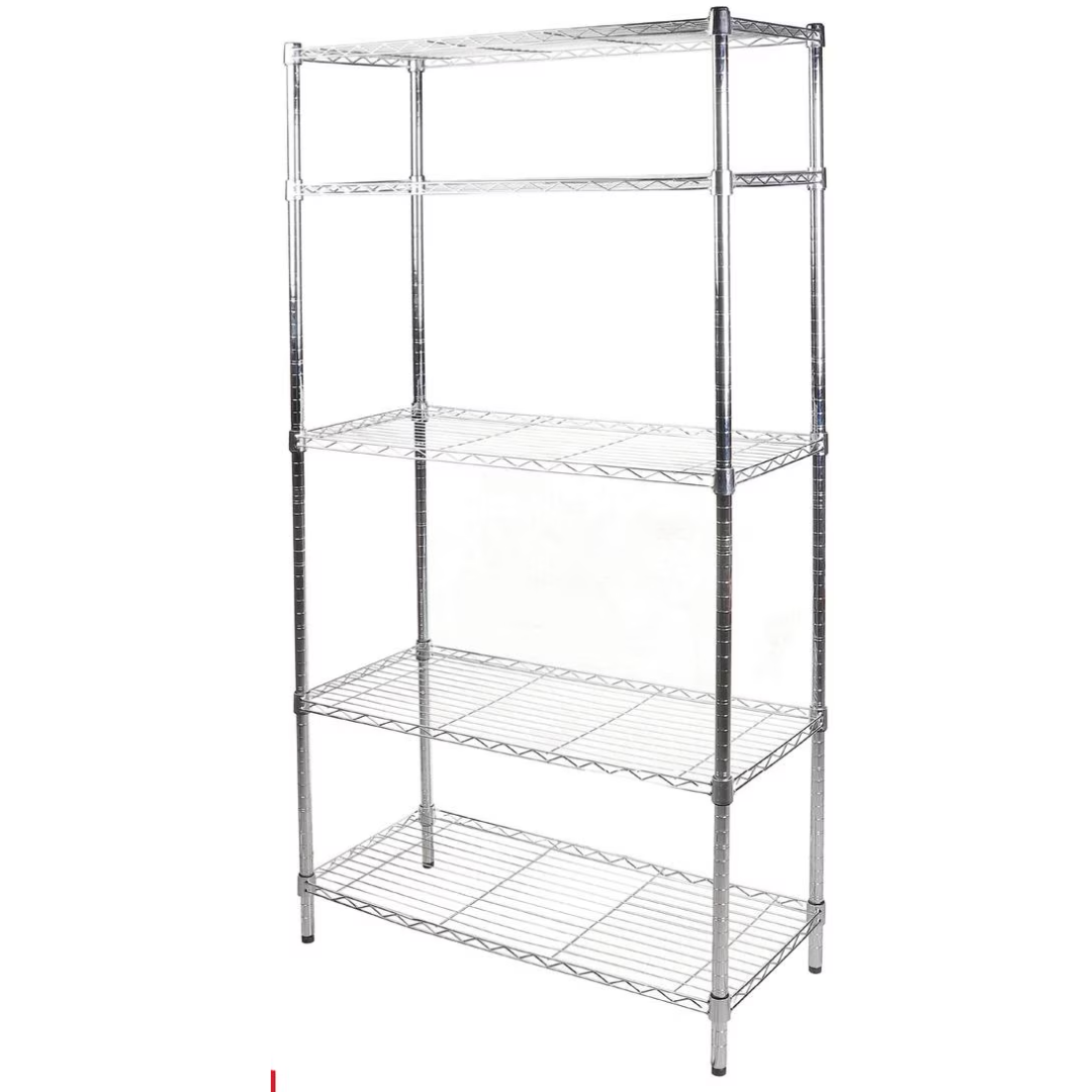 Rubbermaid 5-Tier Wire Shelving Unit