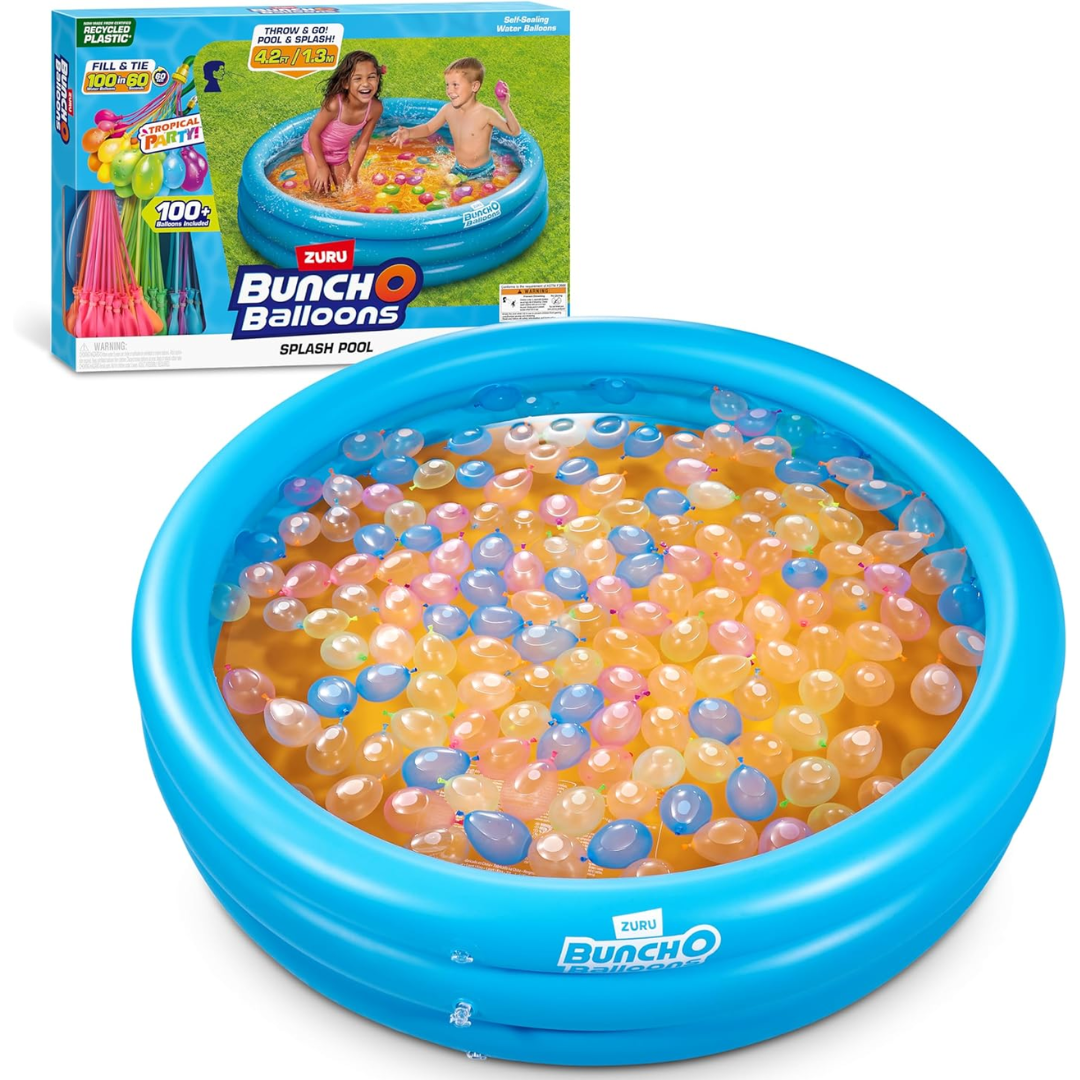 Bunch O Balloons Splash Pool w/100+ Self-Sealing Water Balloons