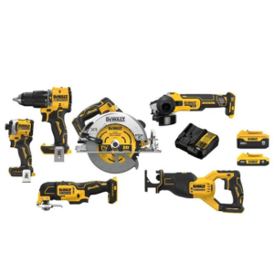 DeWalt 20V 6-Tool Combo w/Batteries & Charger