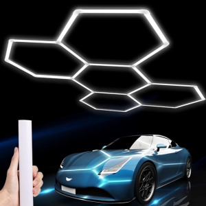 25-Pack LED Hexagon Garage Lights