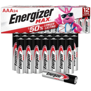 Energizer 24-Count Max AAA Alkaline Batteries