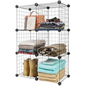 IRIS 6-Cube Modular Wire Storage Organizer