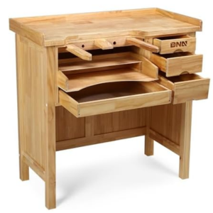 Wood 5-Drawer Workbench