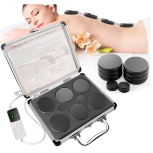 12-Piece Hot Stones Massage Set w/Warmer