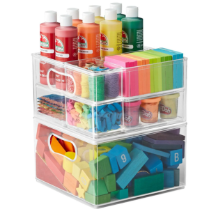 The Home Edit 8-Piece Clear Stackable Storage Bins