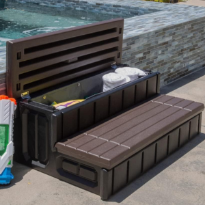 2-Step Spa & Hot Tub Stairs w/Storage