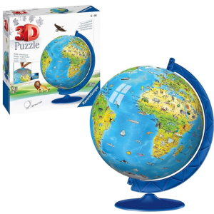 180-Piece 3D World Globe Puzzle