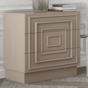 Geometric Pattern 3-Drawer Dresser