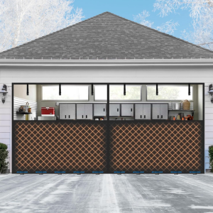 Magnetic 16' Thermal Insulated Garage Door Curtains