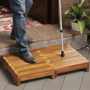 Acacia Wood Platform Porch Step