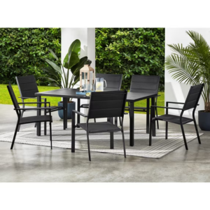 Mainstays Dashwood 7-Piece Steel Outdoor Dining Set