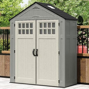 Suncast 6' Resin Lockable Vertical Storage Shed