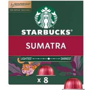 Starbucks 8-Count Sumatra Nespresso Vertuo Coffee Capsules