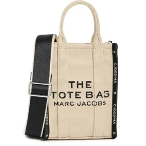 Marc Jacobs Tan Jacquard Crossbody Tote Bag