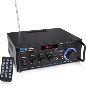 Pyle 200W Bluetooth Dual Channel Stereo Power Amplifier